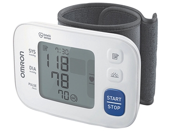 Gima Omron RS4 sfigmomanometro digitale da polso con tecnologia Intellisense nylon e poliestere