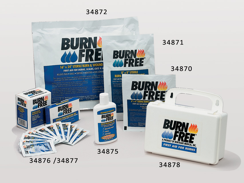 Gima BurnFree medicazione sterile per ustioni 30 x 30 cm in schiuma con gel e olio di tea tree