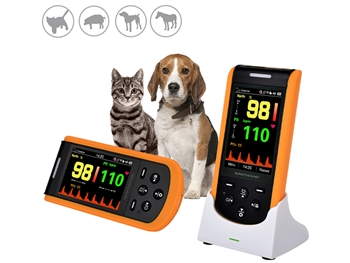 Gima SP-20 pulsossimetro veterinario palmare con schermo TFT 3,5', sonda universale, batteria 2000 mAh