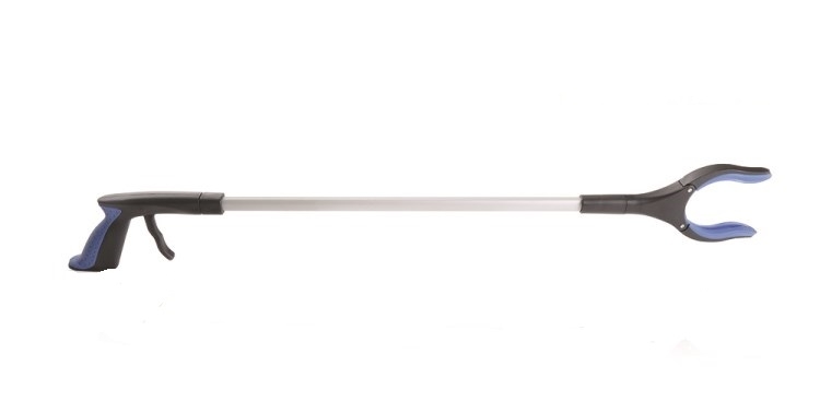 Mopedia pinza prensile in alluminio anodizzato e plastica con testa orientabile 71 cm rivestimento antiscivolo