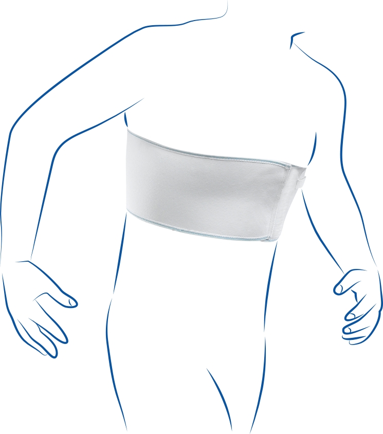 Cemen - Fascia Toracica Elastica 15,5 cm - Supporto Fratture Costole