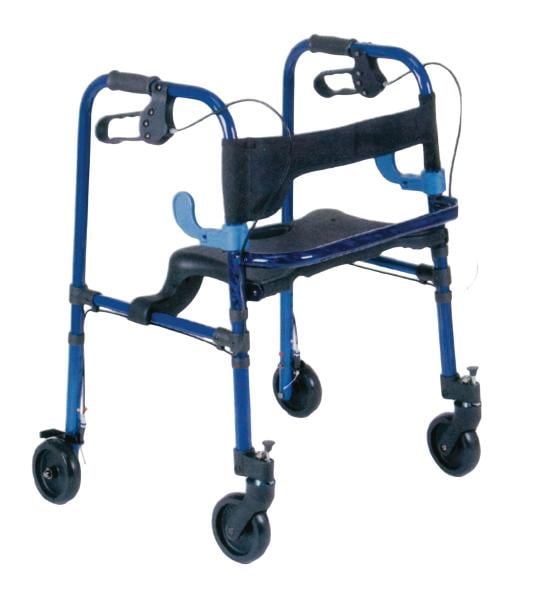 Deambulatore Rollator Pieghevole con Sedile e Freni