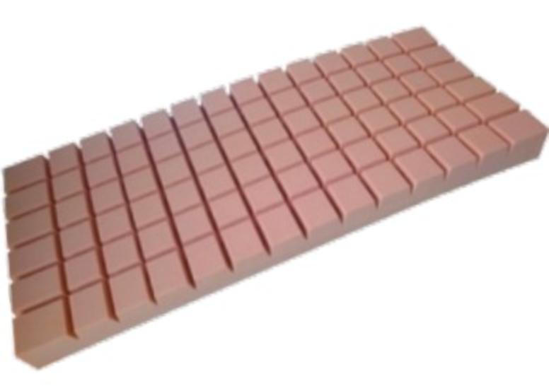 Officina Ortopedica Ferrero Zeta600 Materasso Ventilato in Espanso a Cubetti 195x85x14 cm