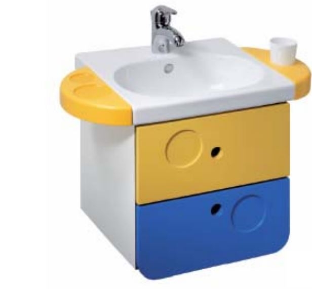 Mobile Sospeso per Lavabo Infanzia