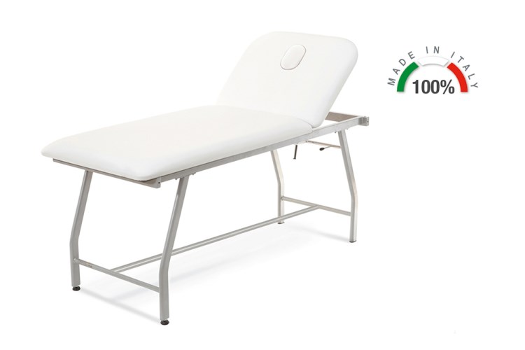Skema Form lettino professionale per visita medica o fisioterapia in acciaio verniciato bianco 180 kg