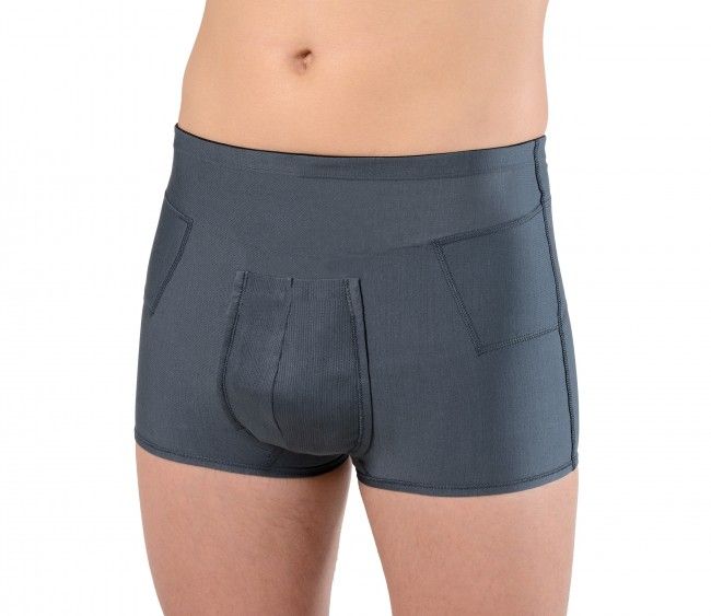 Art. 516 Orione Cinto Boxer Ernia Inguinale Cotone Antracite