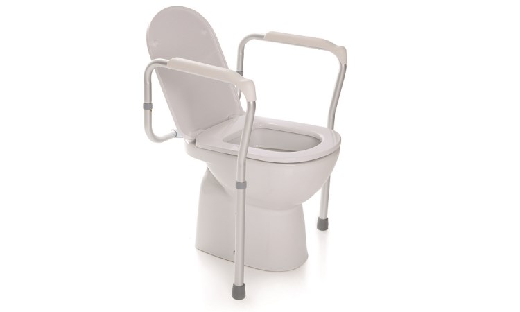Braccioli WC Regolabili in Altezza - Alluminio Anodizzato