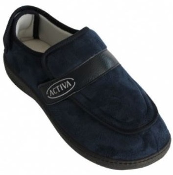 Activa 3A - Scarpa Ortopedica Blu in Microfibra Traspirante