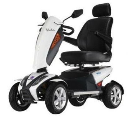 Vita S12 - Scooter Elettrico 700W - Bianco/Titanio