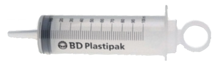 Siringa BD Plastipak senza ago - Cono catetere