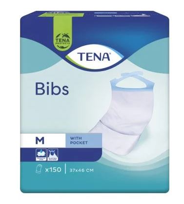 Bavagli Monouso TENA Bibs - Cartone da 6 confezioni