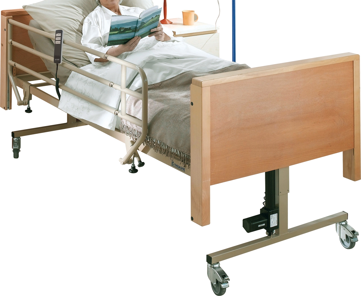 Haydn - Letto Elettrico Multifunzionale con Sponde in Legno