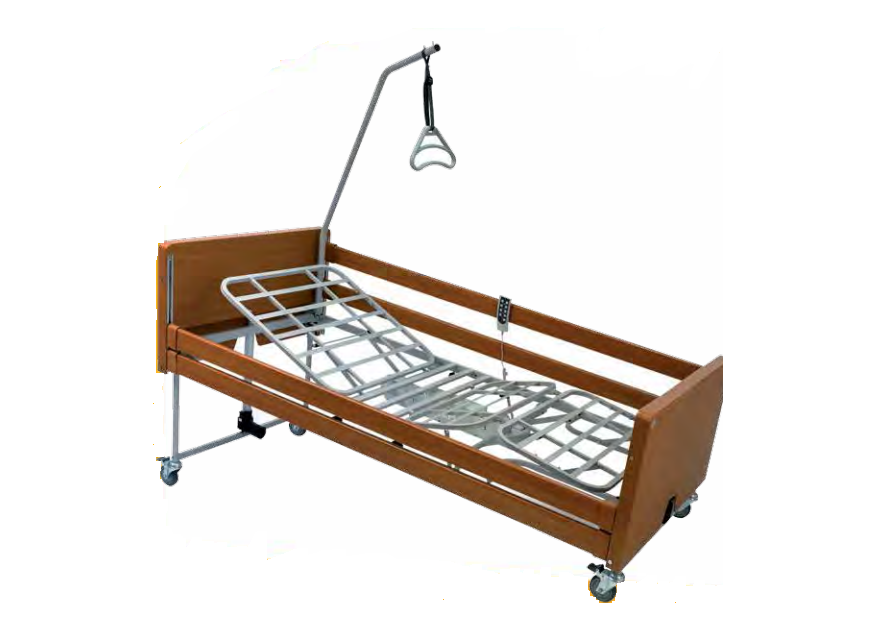 Wimed Bongo - Letto Elettrico Elevabile in Legno con Rete Metallica